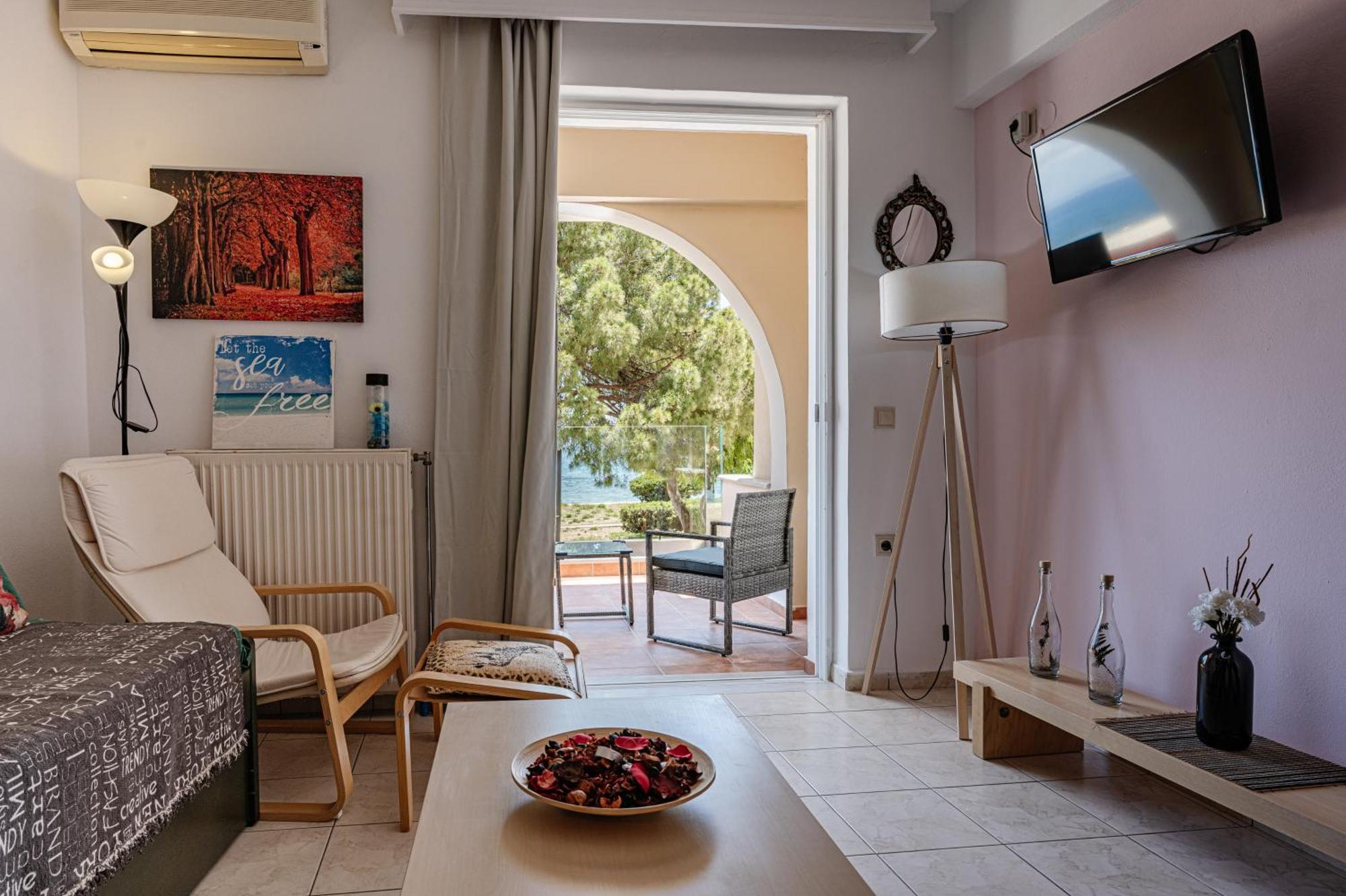 Seafront Spirit Apartments Zakynthos stad Rum bild